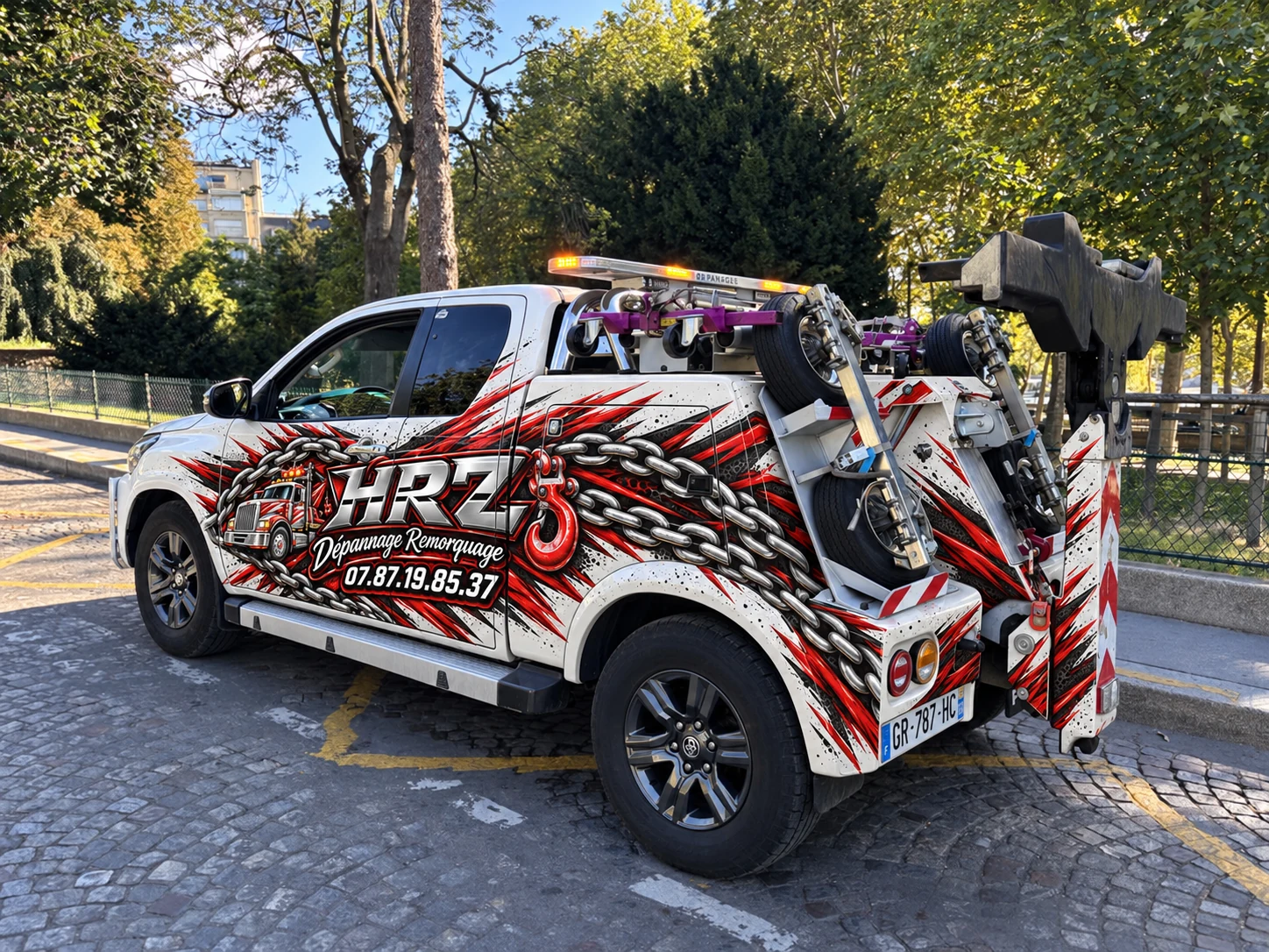 4×4 pour sous-sol de dépannage aux couleurs HRZ